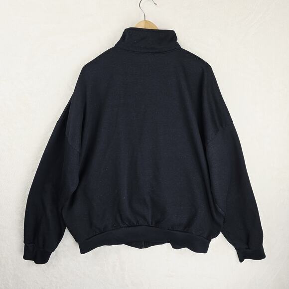 Vintage Trader Bay Track Jacket XL Zip Sweatshirt Retro Striped Jogging 80s - Picture 8 of 10